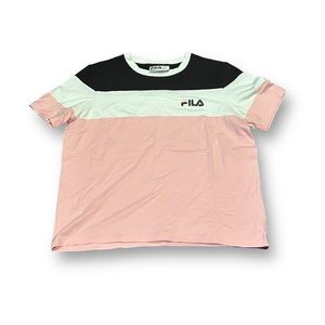 [Fila] Colorblock Athletic Tee